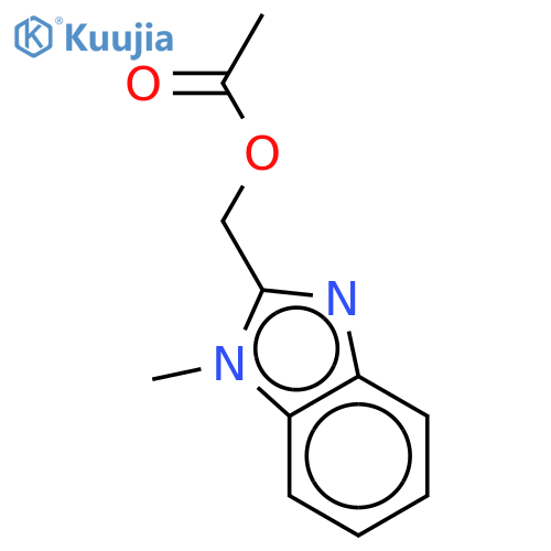 1-methyl-1H-Benzimidazole-2-methanol 2-acetate structure