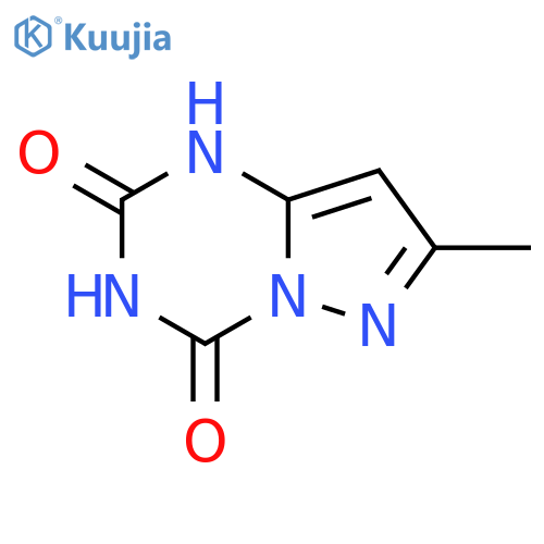 7-methylpyrazolo1,5-a1,3,5triazine-2,4-diol structure