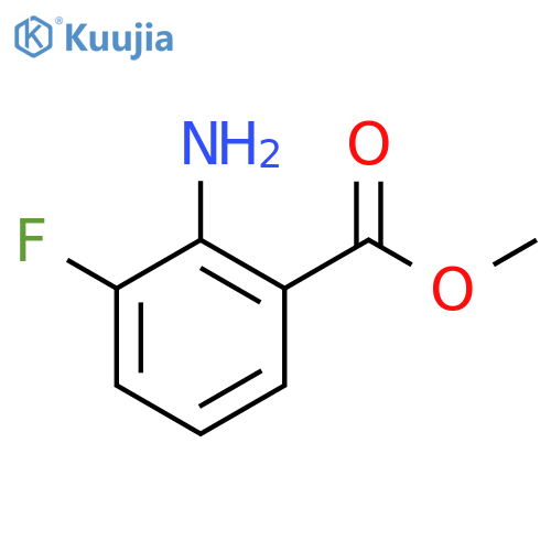 Methyl 2-amino-3-fluorobenzoate structure