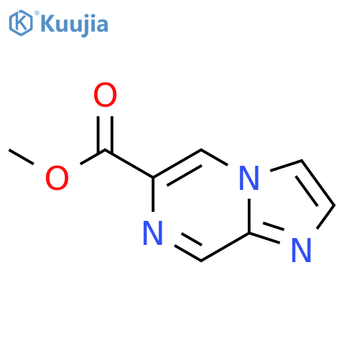 Methyl imidazo[1,2-A]pyrazine-6-carboxylate structure