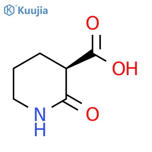 (3R)-2-oxopiperidine-3-carboxylic acid structure
