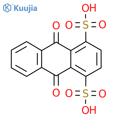 9,10-Dihydro-9,10-dioxo-1,4-anthracenedisulfonic acid structure