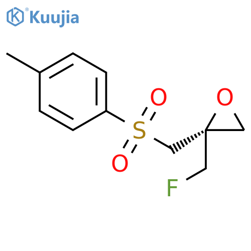 Oxirane, 2-(fluoromethyl)-2-[[(4-methylphenyl)sulfonyl]methyl]-, (S)- structure