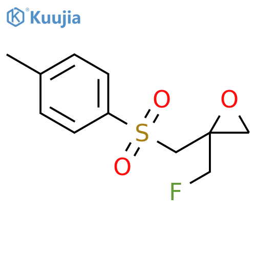 Oxirane, 2-(fluoromethyl)-2-[[(4-methylphenyl)sulfonyl]methyl]- structure