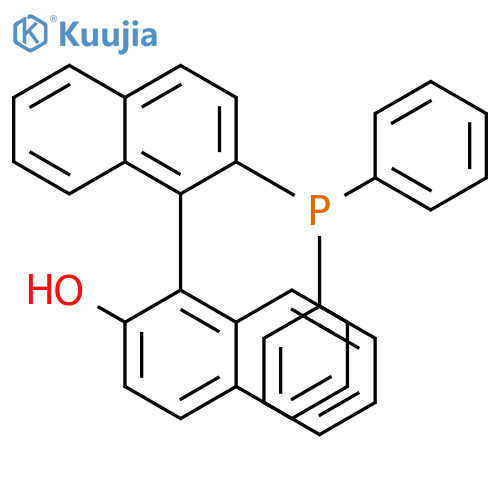 (S)-2-Diphenyphosphino-2'-hydroxyl-1,1'-binaphthyl structure