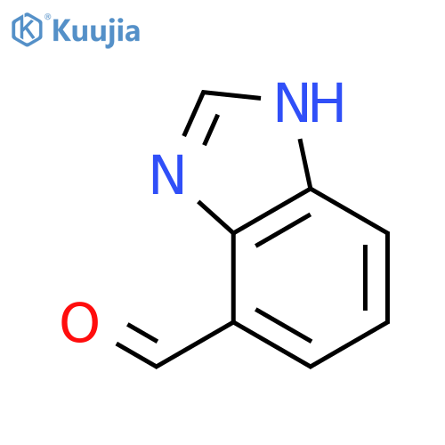 1H-1,3-benzodiazole-4-carbaldehyde structure