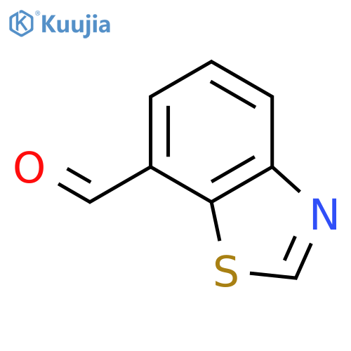 Benzodthiazole-7-carbaldehyde structure