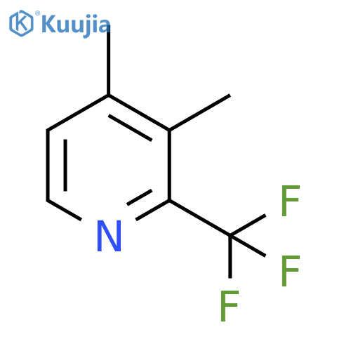 3,4-dimethyl-2-(trifluoromethyl)pyridine structure