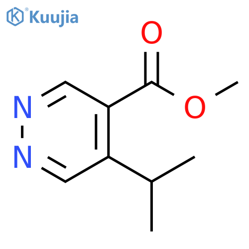 methyl 5-isopropylpyridazine-4-carboxylate structure