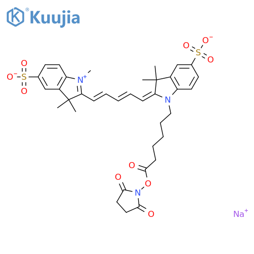Lumiprobe Sulfo-Cy 5 NHS Ester structure