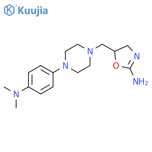 2-Oxazolamine,5-[[4-[4-(dimethylamino)phenyl]-1-piperazinyl]methyl]-4,5-dihydro- structure