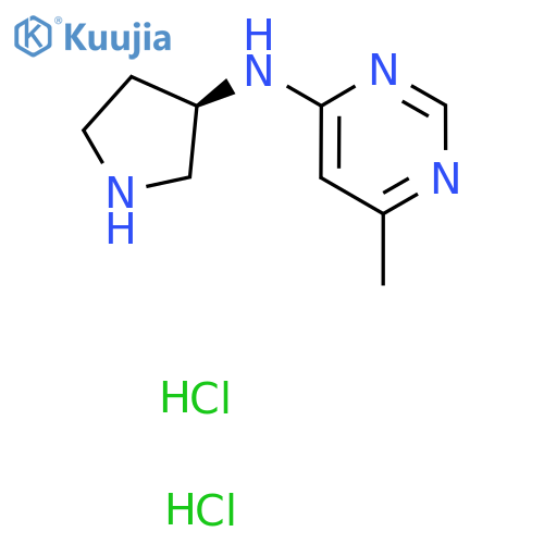 6-Methyl-N-[(3R)-pyrrolidin-3-yl]pyrimidin-4-amine dihydrochloride structure