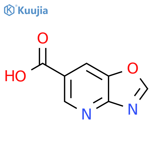 [1,3]Oxazolo[4,5-b]pyridine-6-carboxylic acid structure