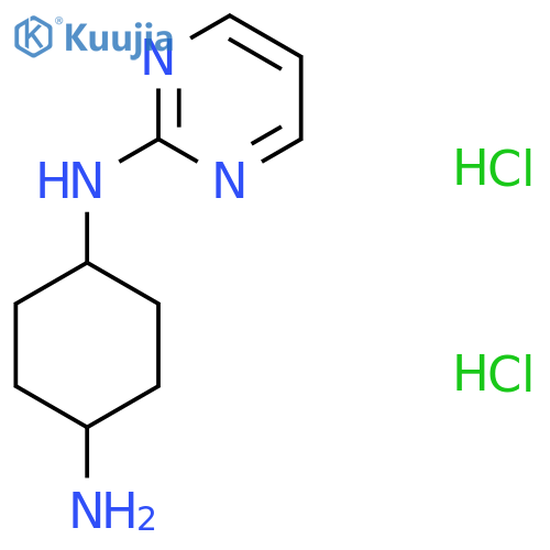 (1R,4R)-1-N-(Pyrimidin-2-yl)cyclohexane-1,4-diamine dihydrochloride structure