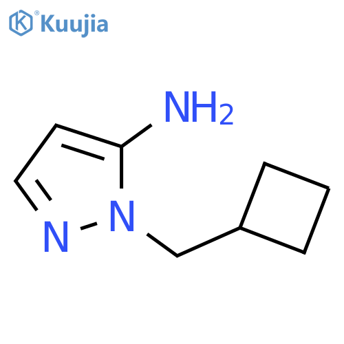 1-(cyclobutylmethyl)-1H-pyrazol-5-amine structure