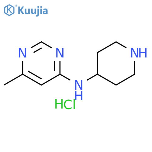 6-Methyl-N-(piperidin-4-yl)pyrimidin-4-amine dihydrochloride structure