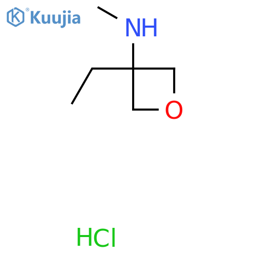 3-Ethyl-N-methyloxetan-3-amine hydrochloride structure