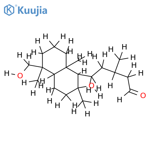ent-labdan-8beta,18beta-diol-15-al structure