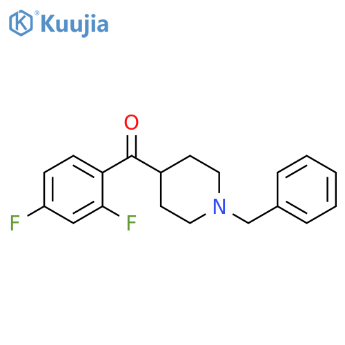 (1-Benzyl-4-piperidinyl)(2,4-difluorophenyl)methanone structure