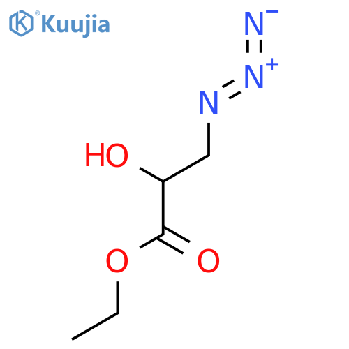ethyl 3-azido-2-hydroxypropanoate structure