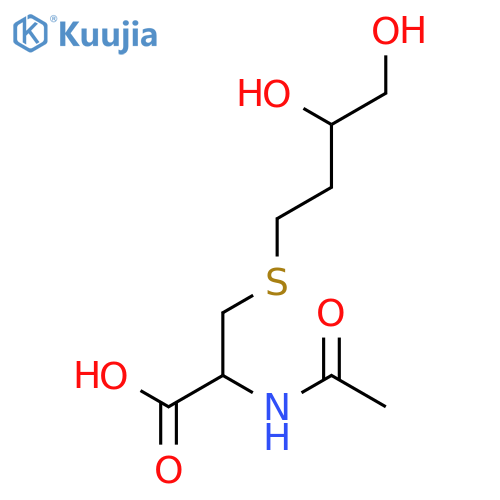 N-Acetyl-S-(3,4-dihydroxybutyl)-L-cysteine (Mixture of Diastereomers) structure