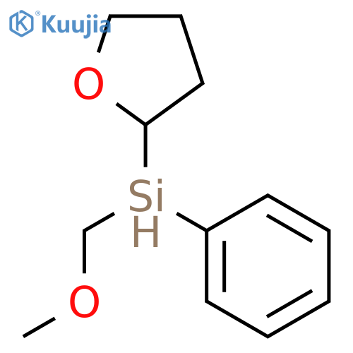 Silane, methoxymethylphenyl(tetrahydro-2-furanyl)- structure