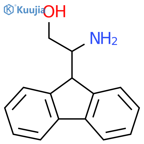 2-amino-2-(9H-fluoren-9-yl)ethan-1-ol structure