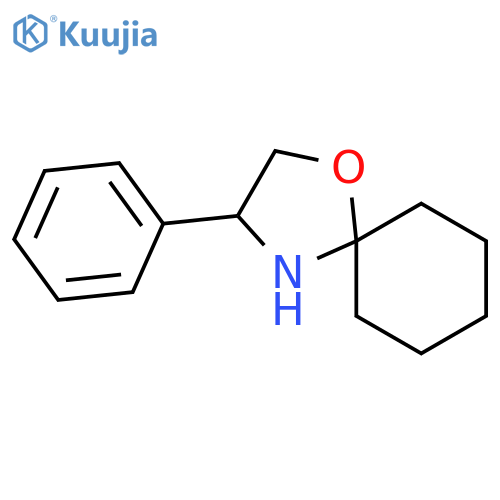 1-Oxa-4-azaspiro[4.5]decane, 3-phenyl-, (±)- structure