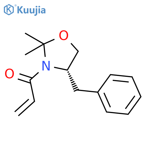 Oxazolidine, 2,2-dimethyl-3-(1-oxo-2-propenyl)-4-(phenylmethyl)-, (S)- structure