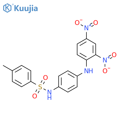 Benzenesulfonamide, N-[4-[(2,4-dinitrophenyl)amino]phenyl]-4-methyl- structure