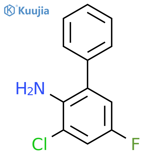 2-Amino-3-chloro-5-fluorobiphenyl structure