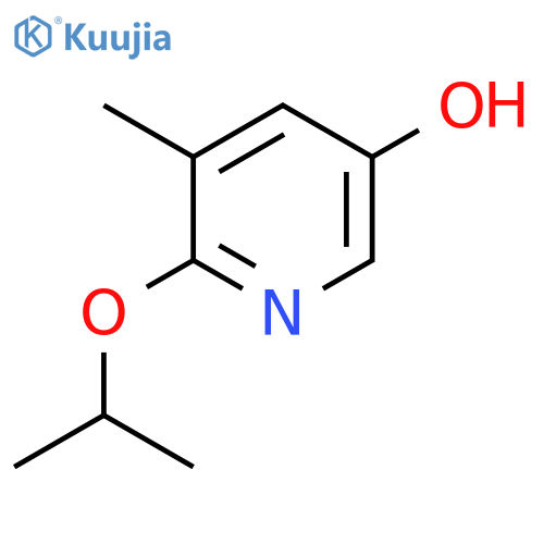 5-Hydroxy-2-isopropoxy-3-methylpyridine structure