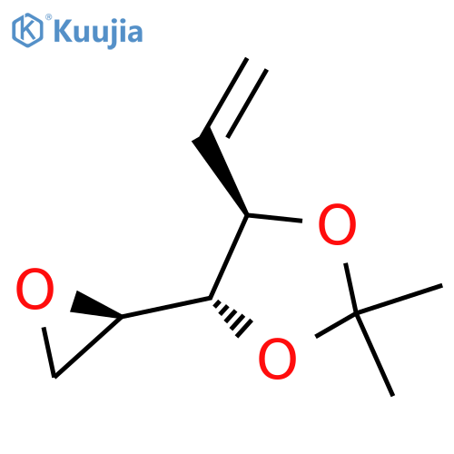 (4S,5R)-2,2-DIMETHYL-4-((R)-OXIRAN-2-YL)-5-VINYL-1,3-DIOXOLANE structure