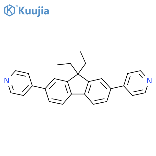 2,7-Bis(4-pyridyl)-9,9-diethylfluorene structure