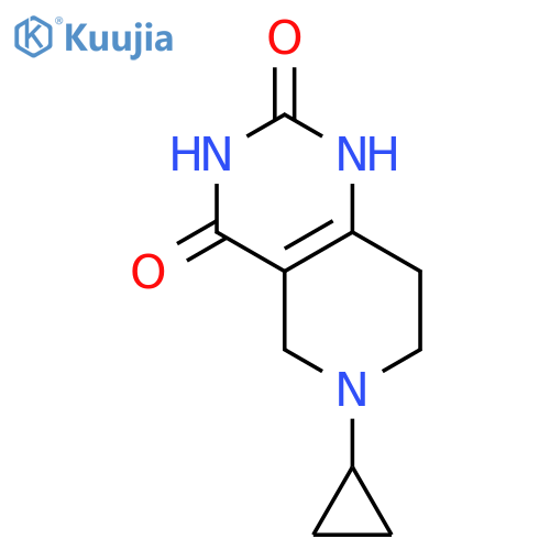 6-Cyclopropyl-5,6,7,8-tetrahydropyrido[4,3-d]pyrimidine-2,4(1H,3H)-dione structure