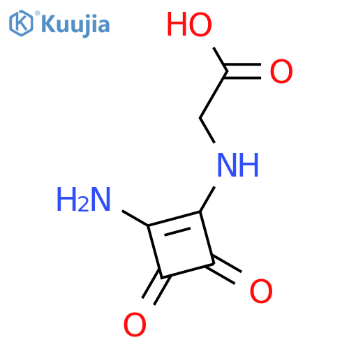 Glycine,N-(2-amino-3,4-dioxo-1-cyclobuten-1-yl)- structure