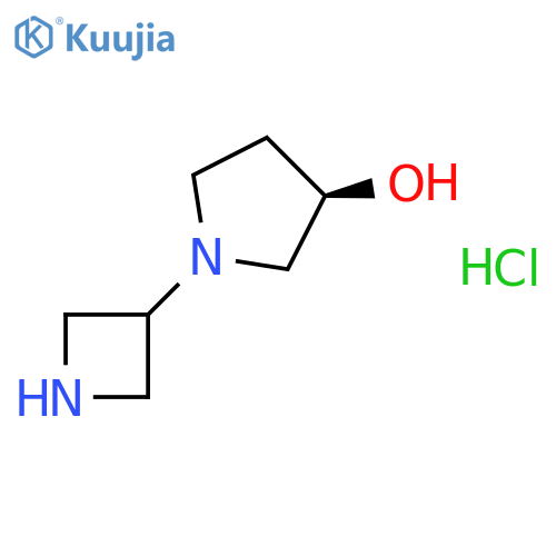 (R)-1-(Azetidin-3-yl)pyrrolidin-3-ol hydrochloride structure