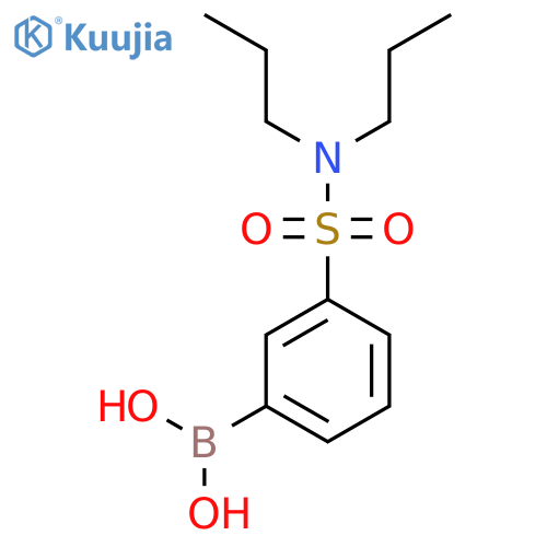 3-(Di-n-propylsulfamoyl)benzeneboronic acid structure