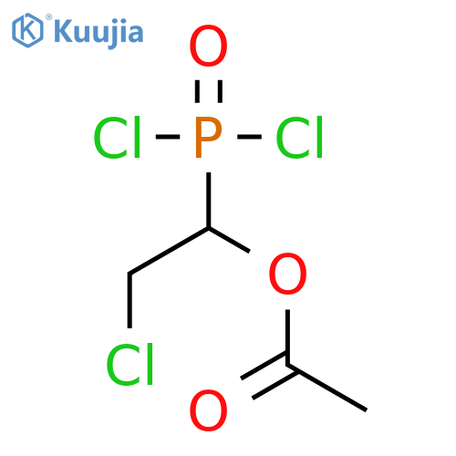 Phosphonic dichloride, [1-(acetyloxy)-2-chloroethyl]- structure