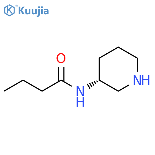 Butanamide, N-(3R)-3-piperidinyl- structure