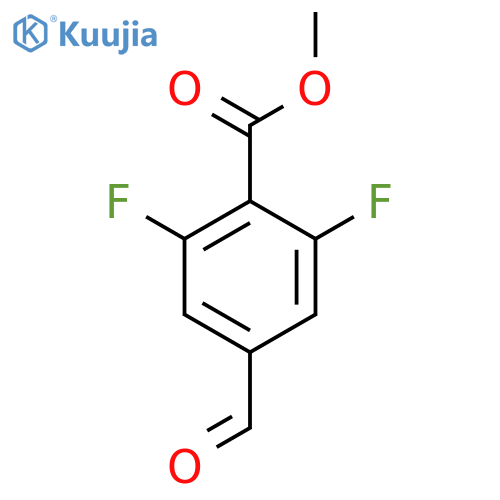 Methyl 2,6-difluoro-4-formylbenzoate structure