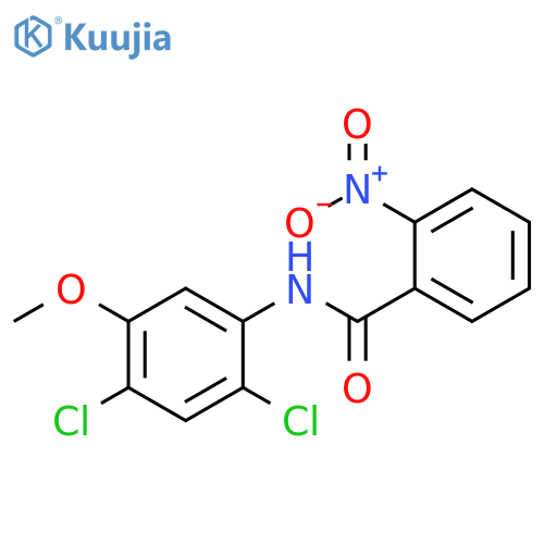 Benzamide, N-(2,4-dichloro-5-methoxyphenyl)-2-nitro- structure