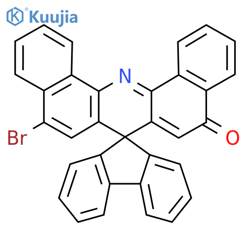 9'-Bromospiro(fluorene-9,7'-dibenzo(c,h)acridine)-5'-one structure
