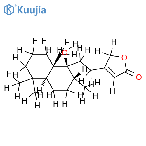 9-hydroxy-13(14)-labden-15,16-olide structure