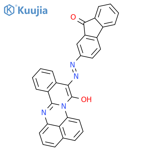 9H-Fluoren-9-one, 2-[(13-hydroxyisoquino[2,1-a]perimidin-12-yl)azo]- structure