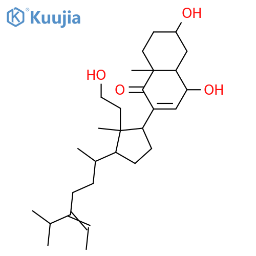 3,6,11-Trihydroxy-9,11-secostigmasta-7,24(28)-dien-9-one; (3β,5α,6α,24(28)Z)-form structure