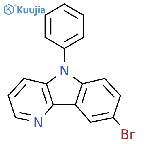 8-Bromo-5-phenyl-5H-pyrido[3,2-b]indole structure