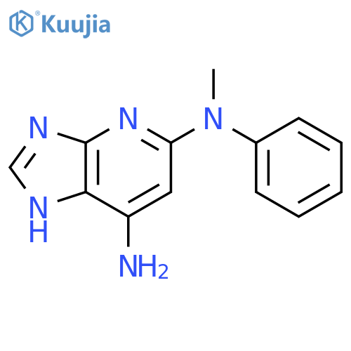 1H-Imidazo[4,5-b]pyridine-5,7-diamine, N5-methyl-N5-phenyl- structure