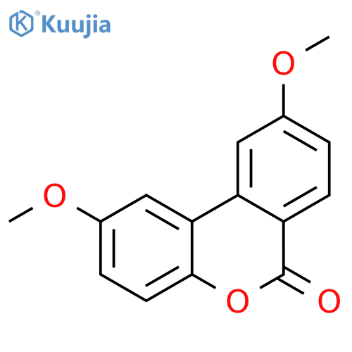 6H-Dibenzo[b,d]pyran-6-one, 2,9-dimethoxy- structure