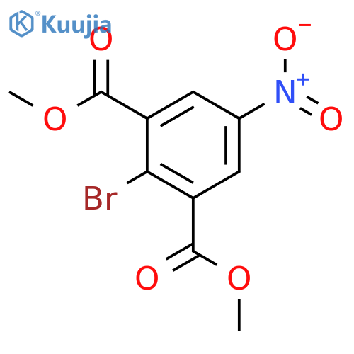 1,3-Benzenedicarboxylic acid, 2-bromo-5-nitro-, dimethyl ester structure